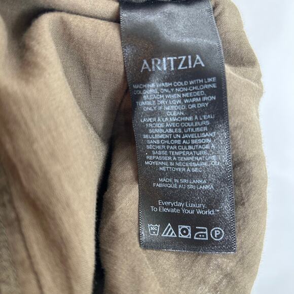 The Group Babaton barrel pants pull on green size medium wide leg - Picture 7 of 9